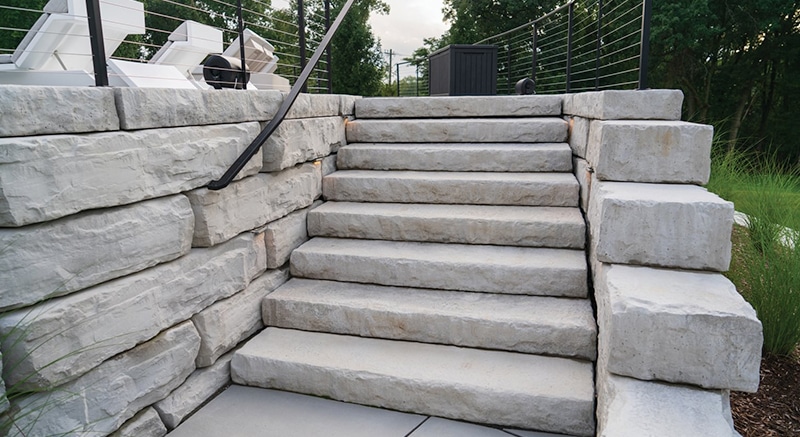 72” (L) x 30” (W) x 7” (H) Dimensional Steps